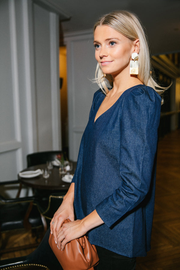 Gold Dipped Cabana Earrings