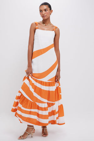 Tangerine Muito Voce Maxi Dress
