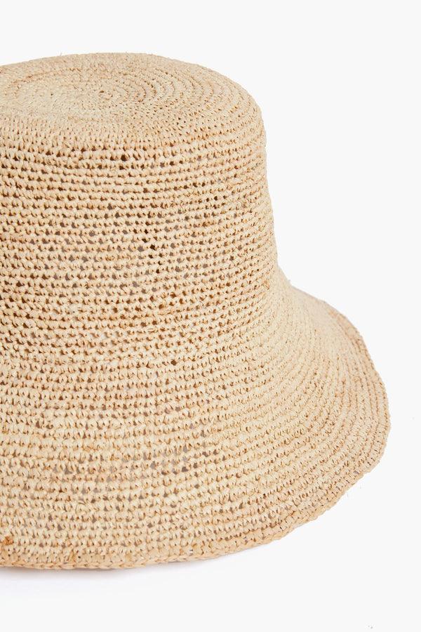 Natural Chic Crochet Bucket Hat