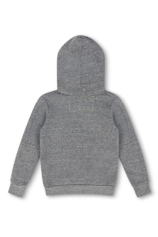 KID'S LOGO PULLOVER HOODIE - HEATHER GREY