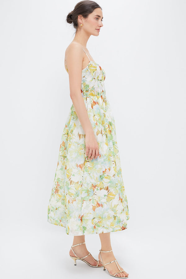 Terra Light Blue Alba Midi Dress