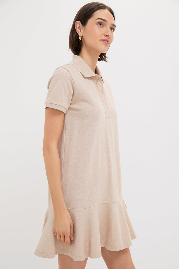 Sandstone Pique May Polo Dress