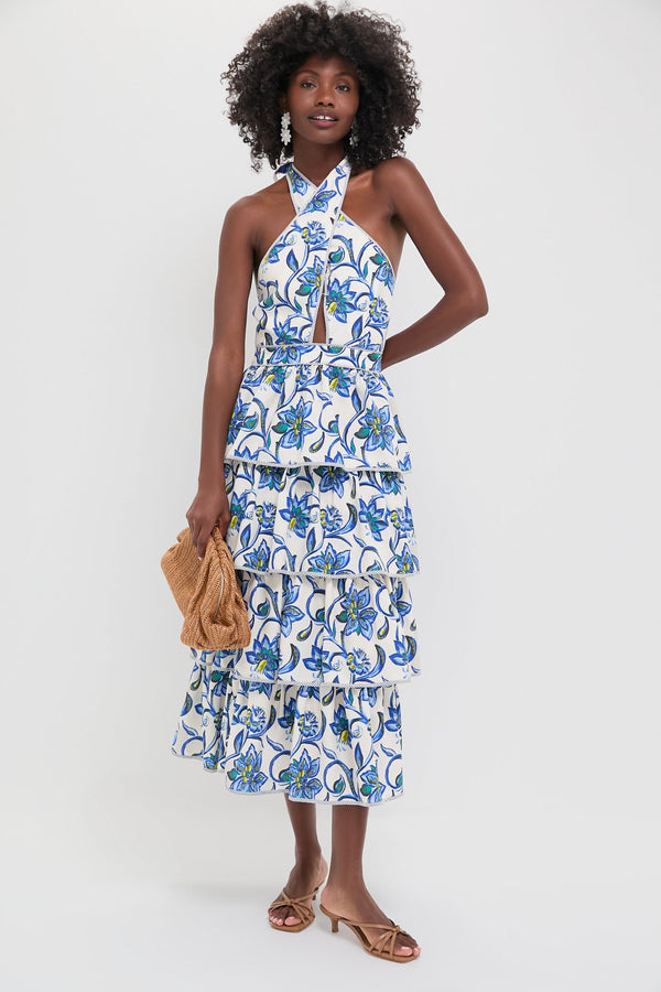 Porcelain Floral Berkley Dress
