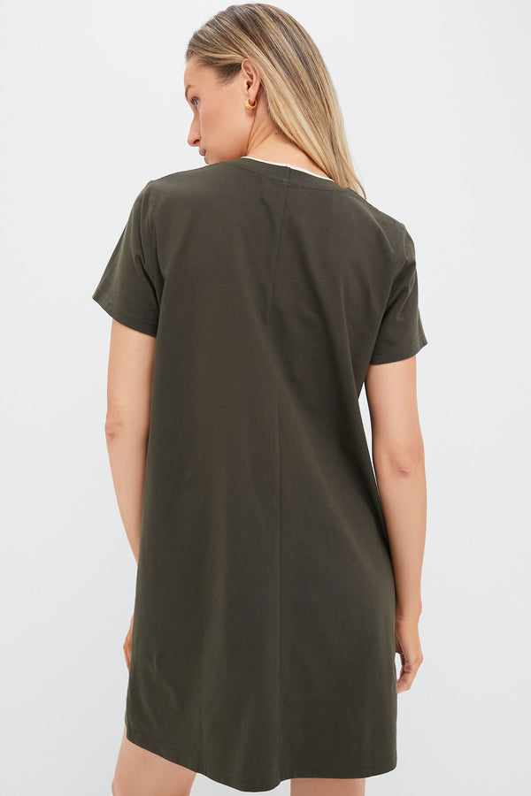 Olive Green Aimee Mini Dress