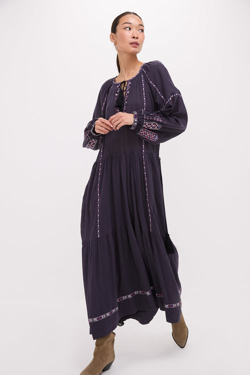 Faded Night and Lilac Florenza Dress