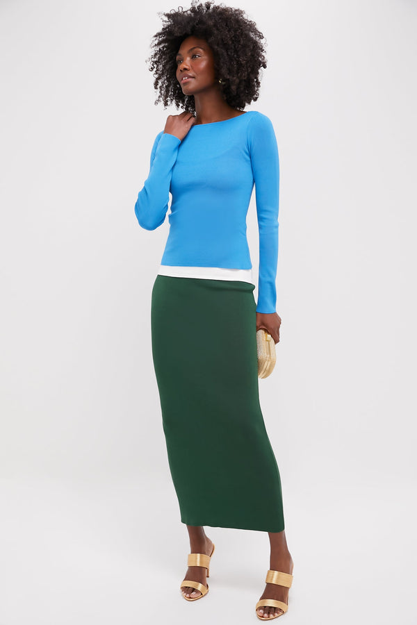 Jungle Sky and Ivory Carilo Dress