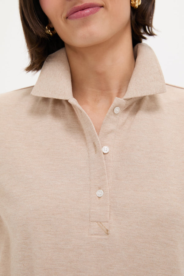 Sandstone Pique May Polo Dress
