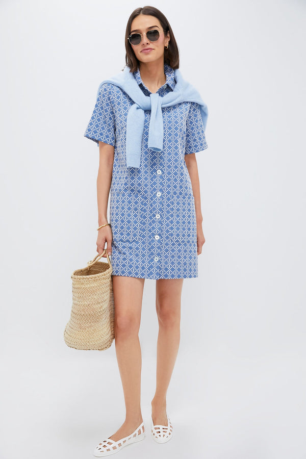 Denim Embroidered Lacie Dress