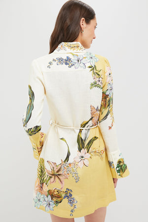 Multi Oleander Mini Dress
