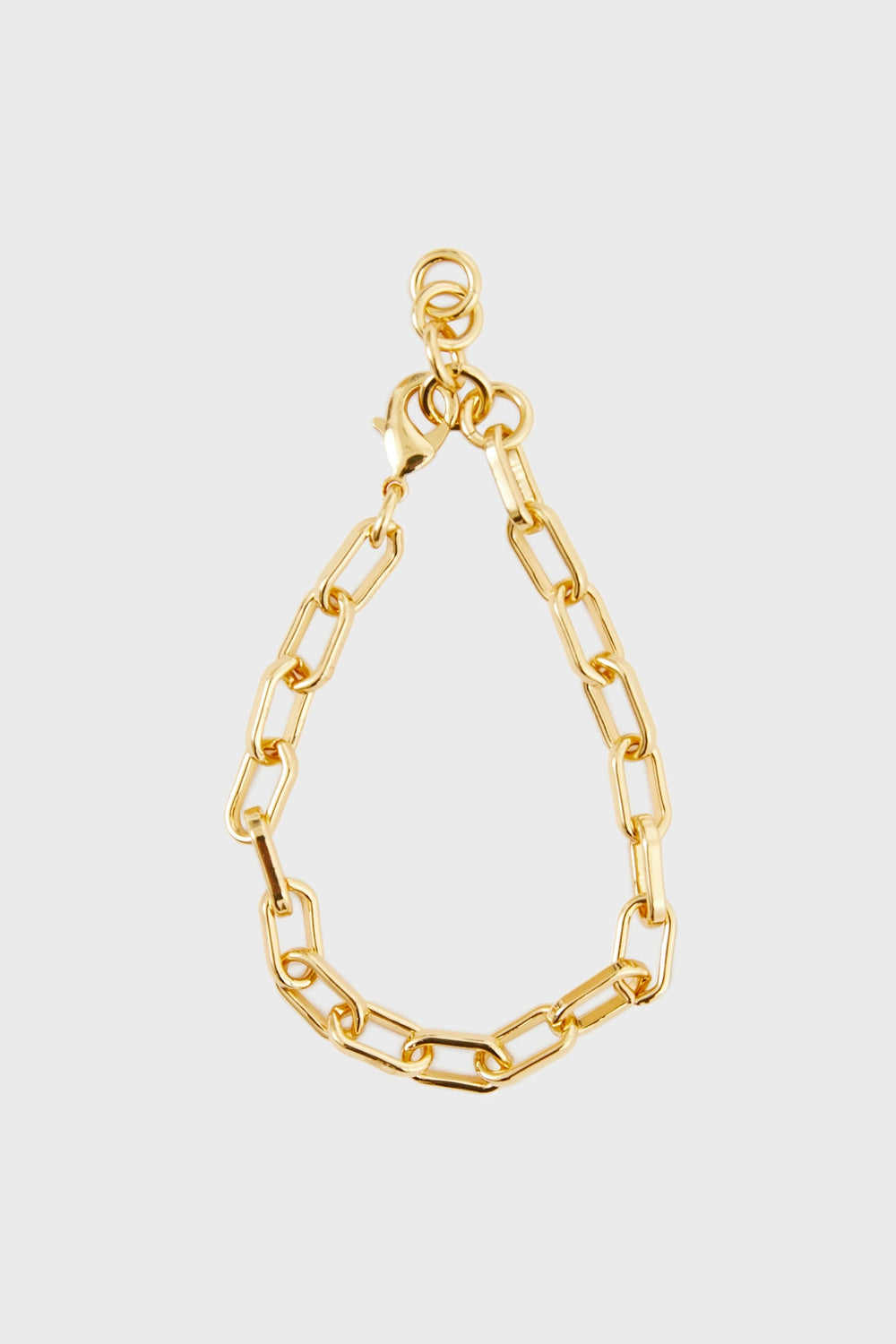 Gold Paperclip Chain Link Bracelet