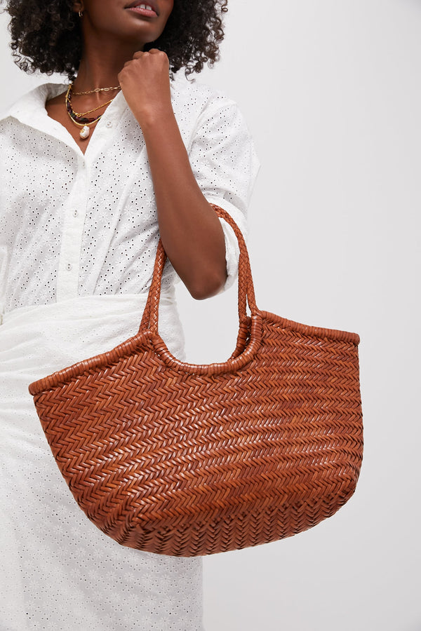 Tan Nantucket Basket