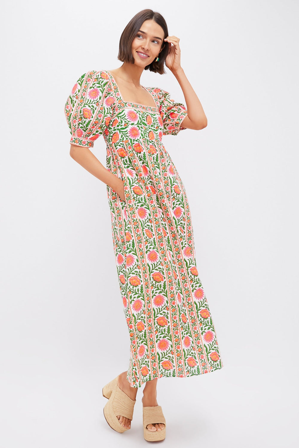 Neon Border Elizabeth Dress