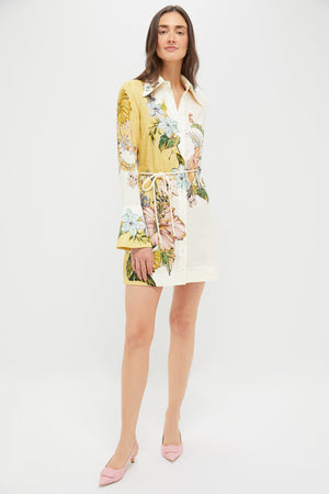 Multi Oleander Mini Dress