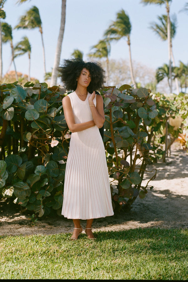 Pink Stripe Knit Amie Dress