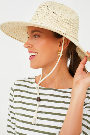 Natural Packable Surfer Chinstrap Hat