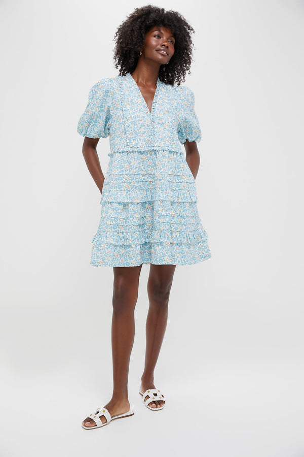 Mrs Stonely Blue Renee Dress