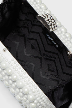 White Ari Hotfix Clutch