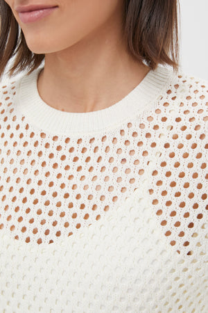 Cream Knit Amanyara Maxi Dress