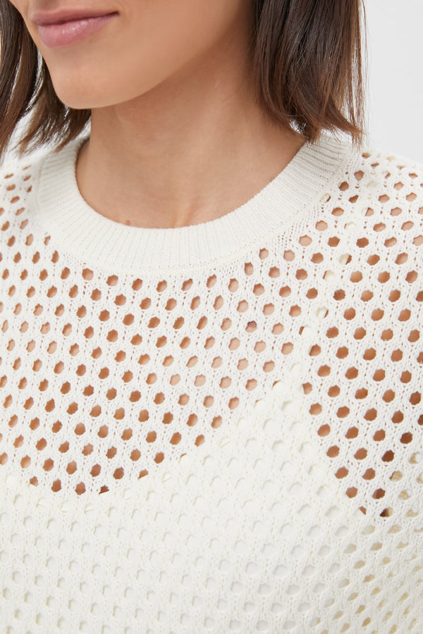 Cream Knit Amanyara Maxi Dress