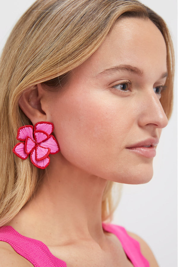 Pink Waverly Earrings