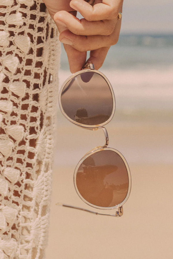 Champagne Amber Baia Polarized Sunglasses