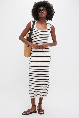 Sandshell Gisele Stripe Midi Dress