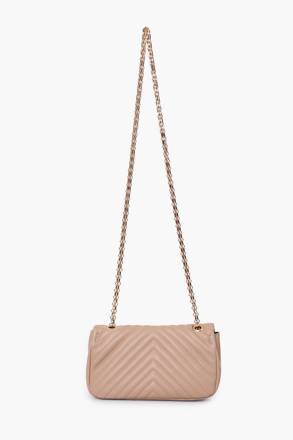 Natural Ayden Quilted Bag