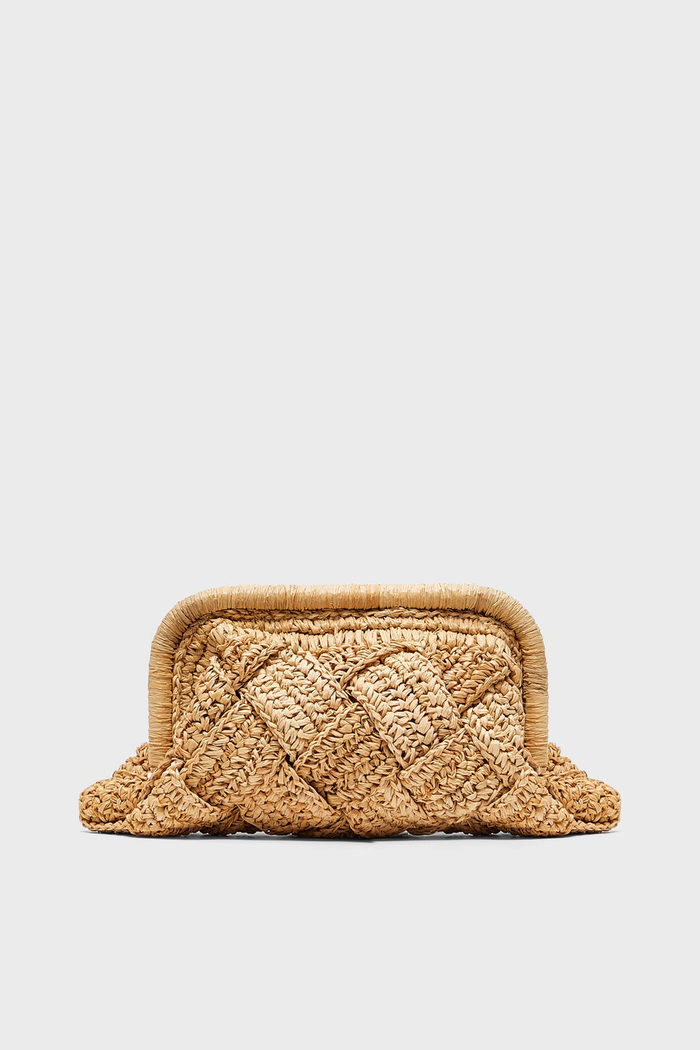 Natural Gigi Framed Clutch