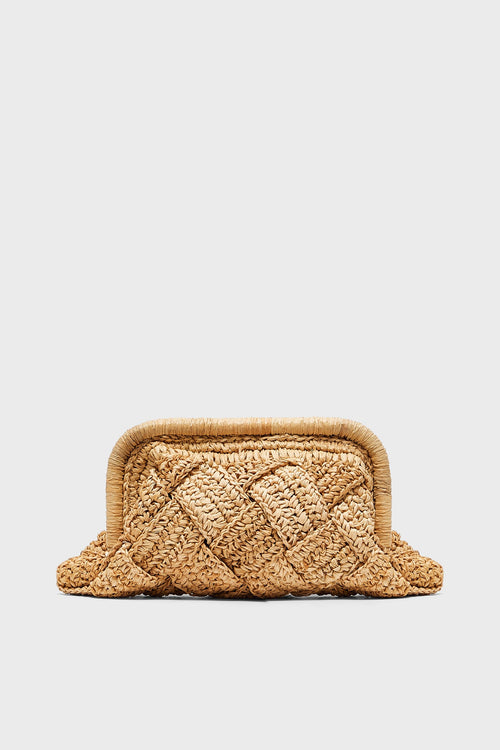 Natural Gigi Framed Clutch