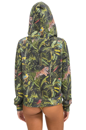 JUNGLE ZIP HOODIE - VINTAGE CHARCOAL