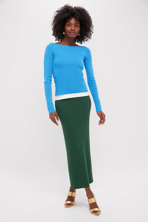 Jungle Sky and Ivory Carilo Dress