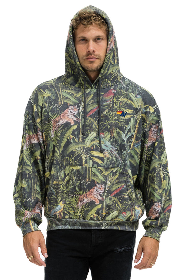 JUNGLE RELAXED PULLOVER HOODIE - VINTAGE CHARCOAL