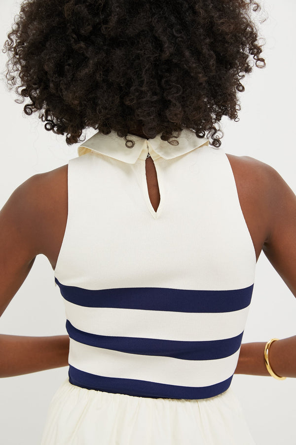 Ivory Stripe Marina Dress