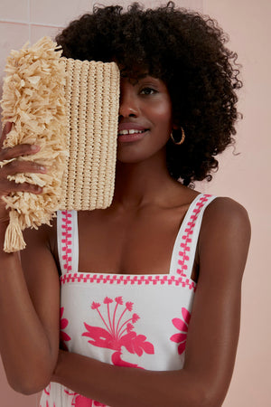 Natural Rose Clutch