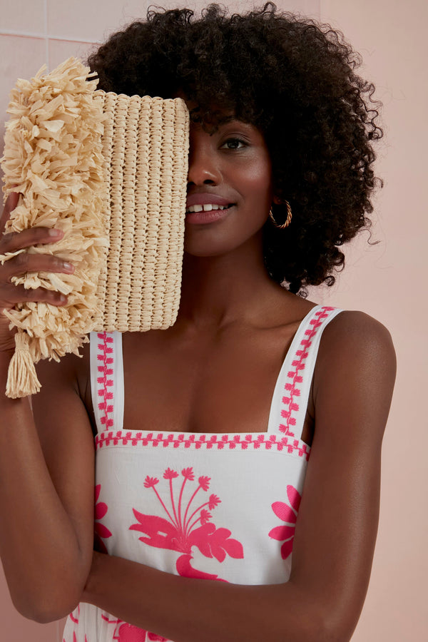 Natural Rose Clutch