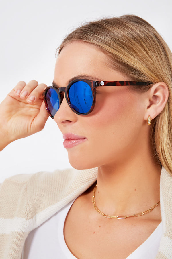 Tortoise Aqua Dipseas Sunglasses