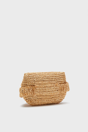 Toast Straw Belt Bag