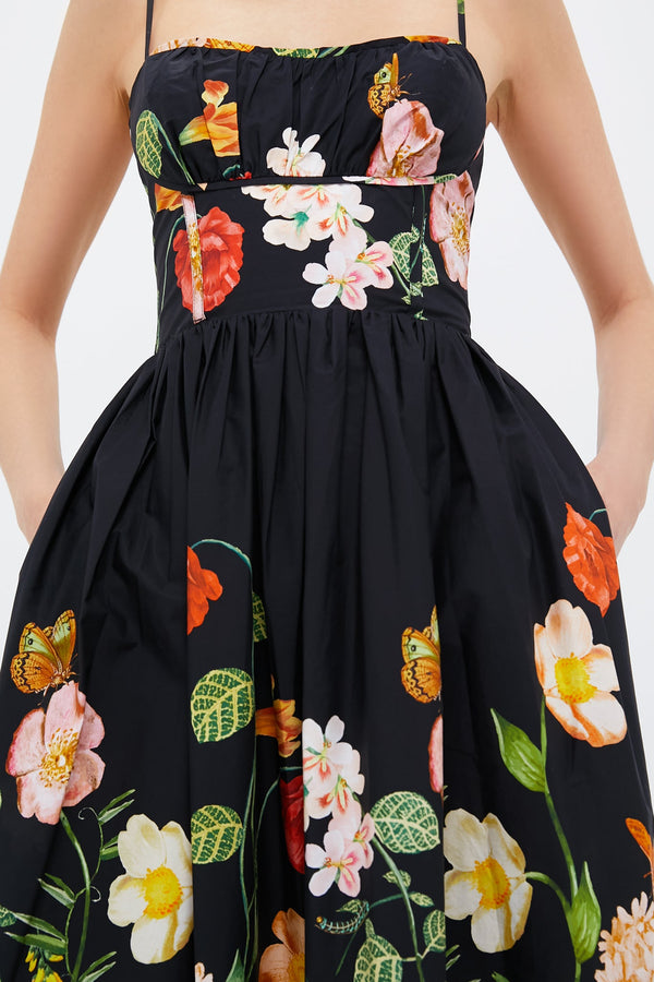 Nectar Black Alba Midi Dress