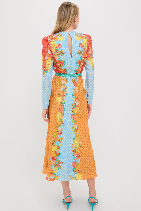 Florentina Cloud Caludia Midi Dress
