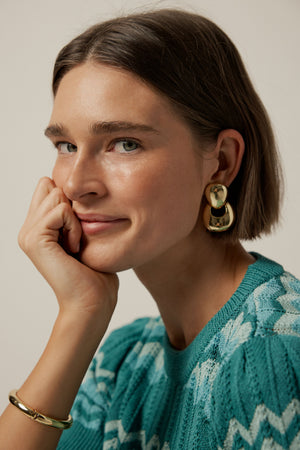 Gold Rae Earrings