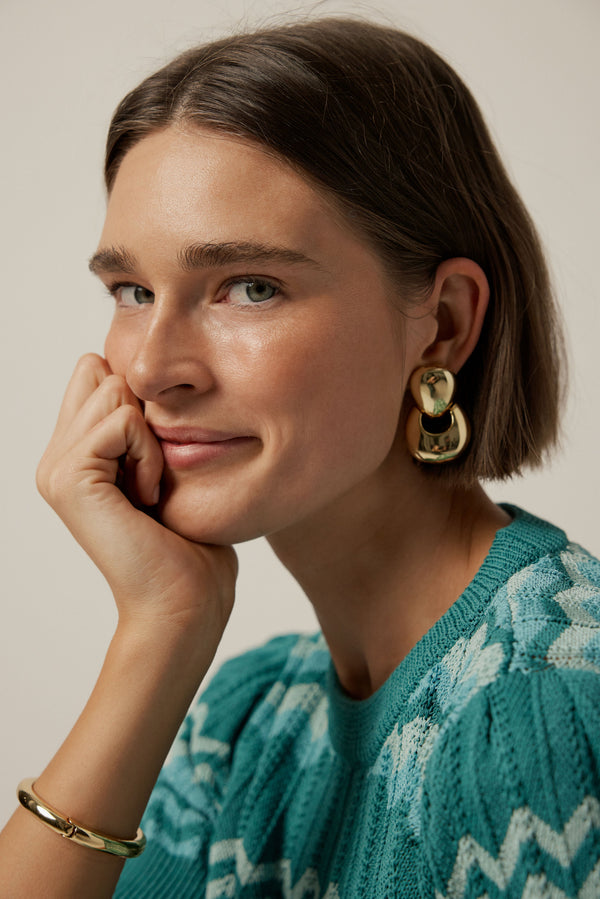 Gold Rae Earrings