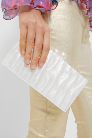 Pearl Acrylic Clutch