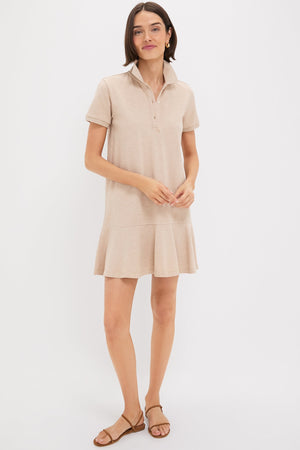 Sandstone Pique May Polo Dress