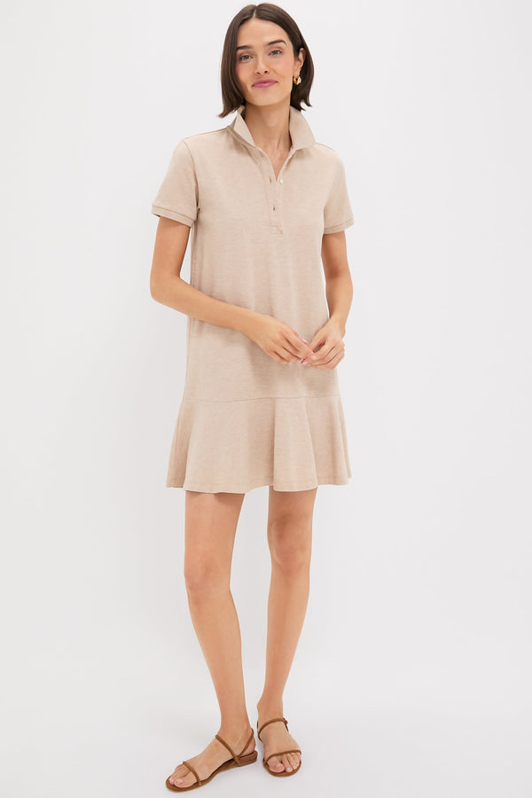 Sandstone Pique May Polo Dress