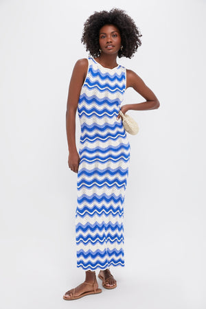 Blue Wave Leighton Maxi Dress