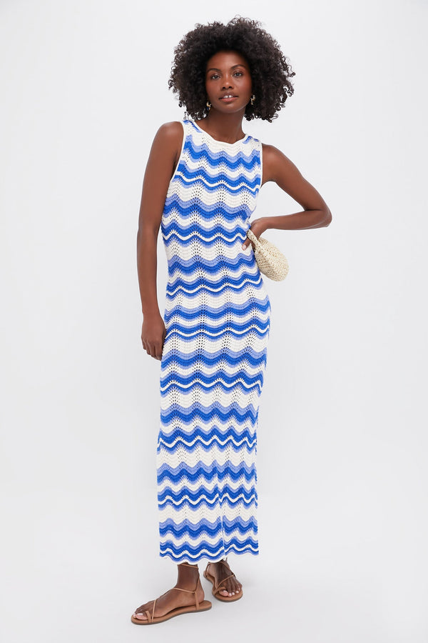 Blue Wave Leighton Maxi Dress