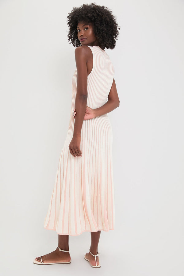 Pink Stripe Knit Amie Dress