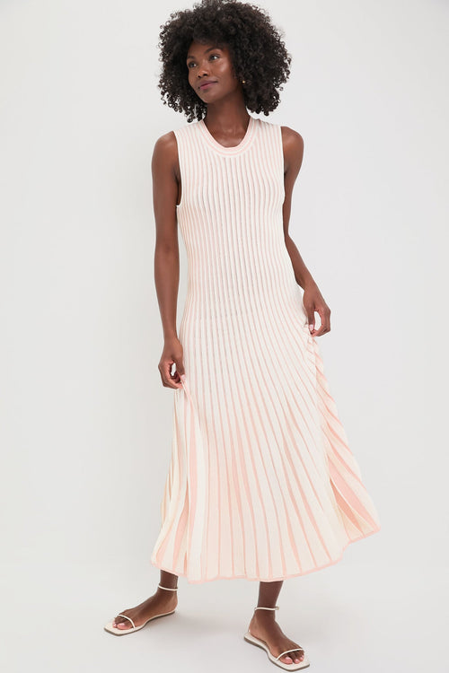 Pink Stripe Knit Amie Dress