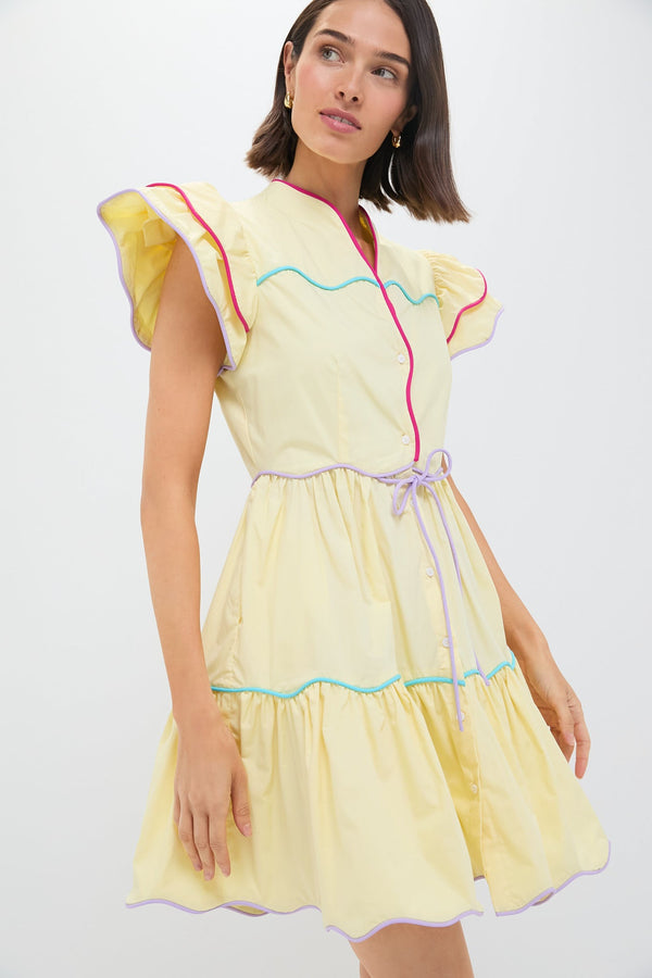 Yellow Baba Voyager Short Dress