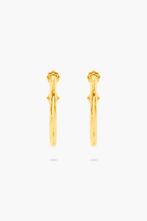 Berry Medium Hoop Earrings